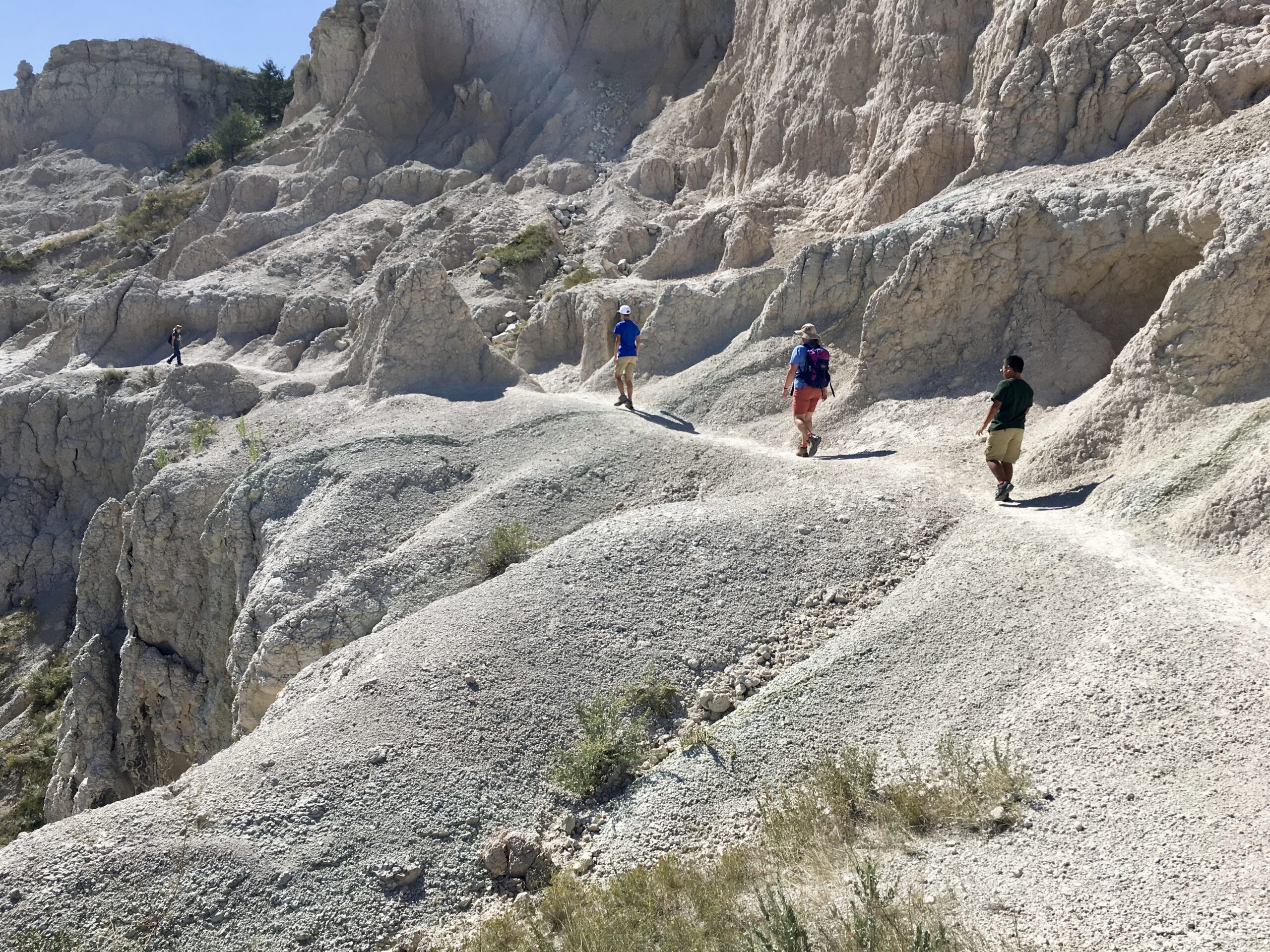 Hiking the Notch Trail in Badlands National Park, South Dakota
